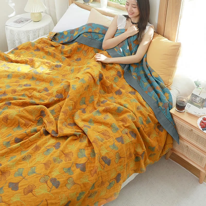 Ginkgo Dream Ginkgo Quilt Bedding Set