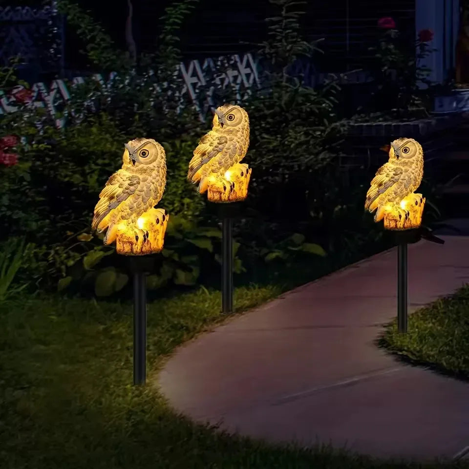 GFOUK NIGHT TIME ING ES ZE Solar Owl Light🔥【HOT】Holiday Special  50% OFF 🔥GET IT NOW