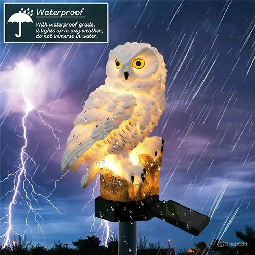 GFOUK NIGHT TIME ING ES ZE Solar Owl Light🔥【HOT】Holiday Special  50% OFF 🔥GET IT NOW