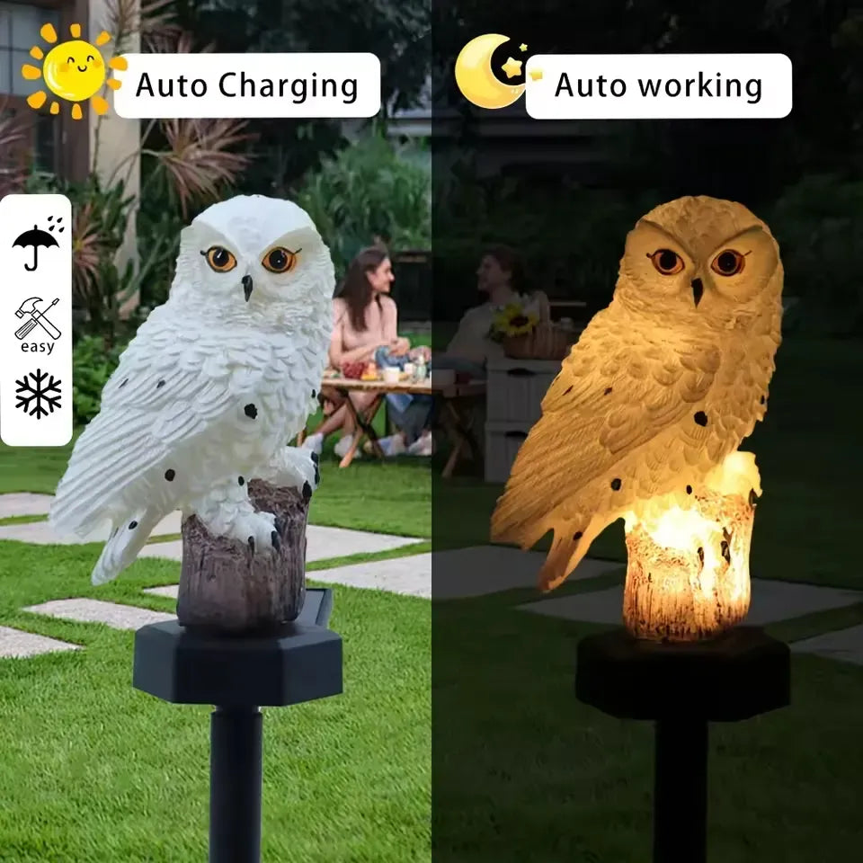 GFOUK NIGHT TIME ING ES ZE Solar Owl Light🔥【HOT】Holiday Special  50% OFF 🔥GET IT NOW