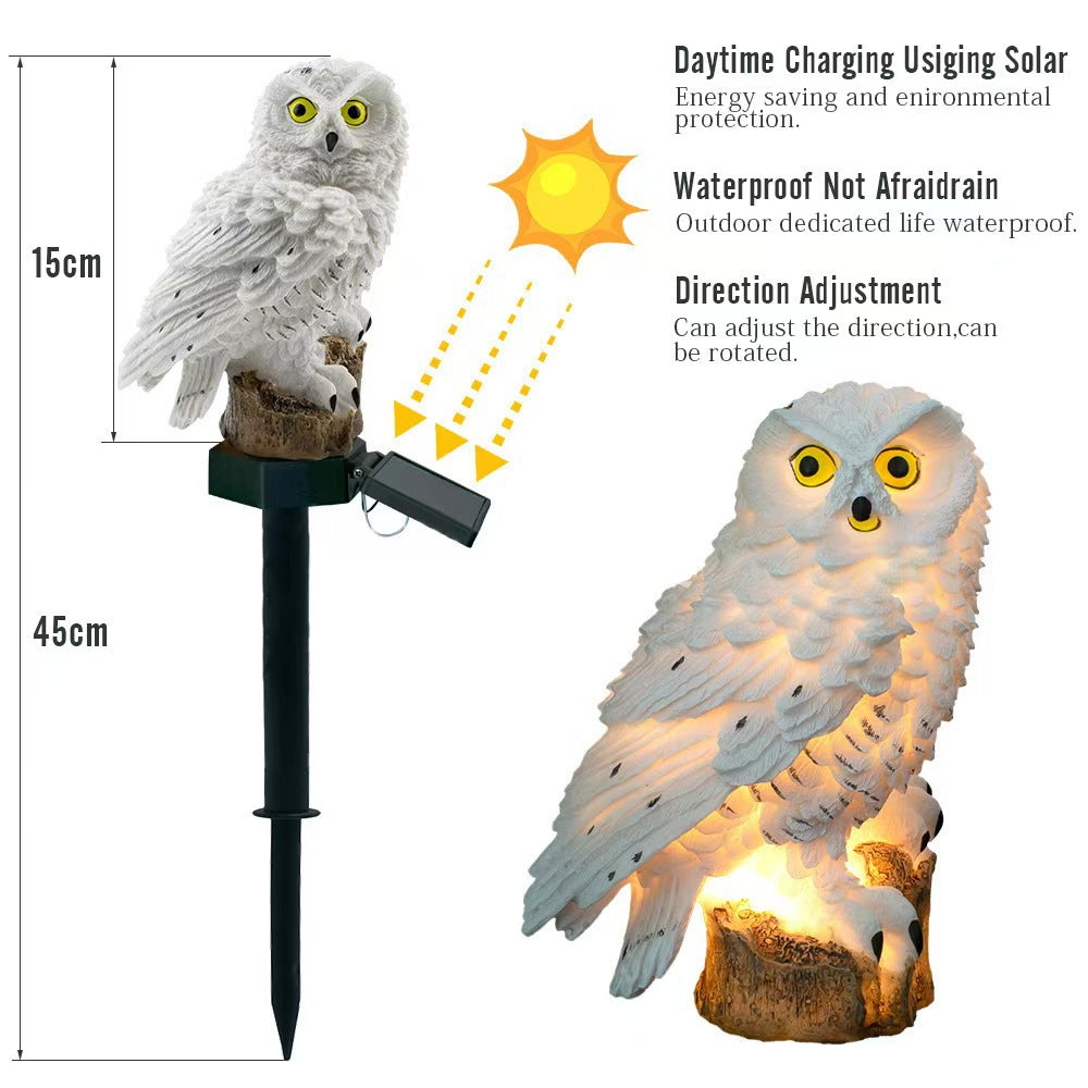 GFOUK NIGHT TIME ING ES ZE Solar Owl Light🔥【HOT】Holiday Special  50% OFF 🔥GET IT NOW