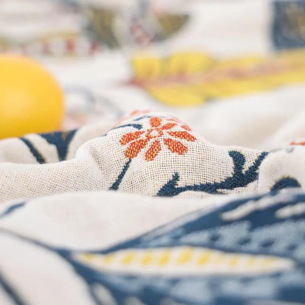 Eden Floral Reversible Throw Blanket